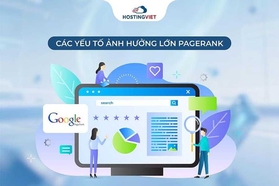 C&aacute;c yếu tố ảnh hưởng lớn PageRank