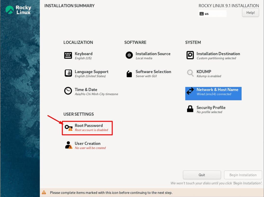 Cấu h&igrave;nh user