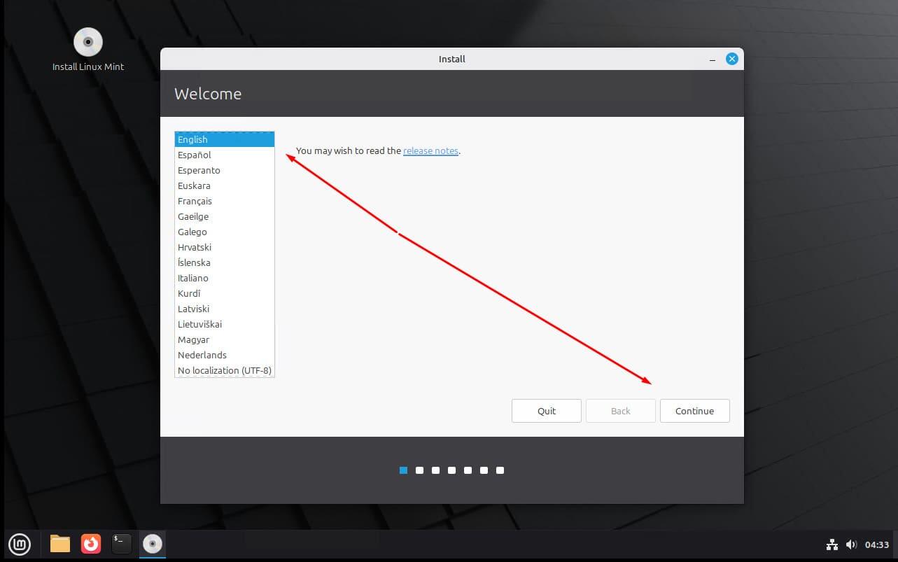 Lựa chọn ngôn ngữ Lựa chọn ngôn ngữ
