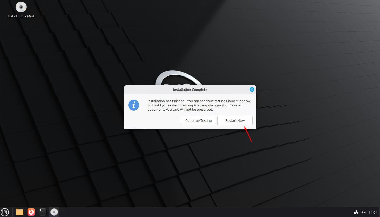 hoàn tất các thiết lập và khởi động lại máy hoàn tất các thiết lập và khởi động lại máy