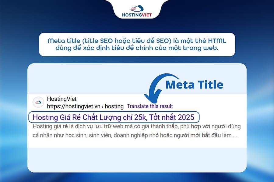 Meta title l&agrave; g&igrave;