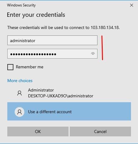 Đăng nhập bằng t&agrave;i khoản quản trị