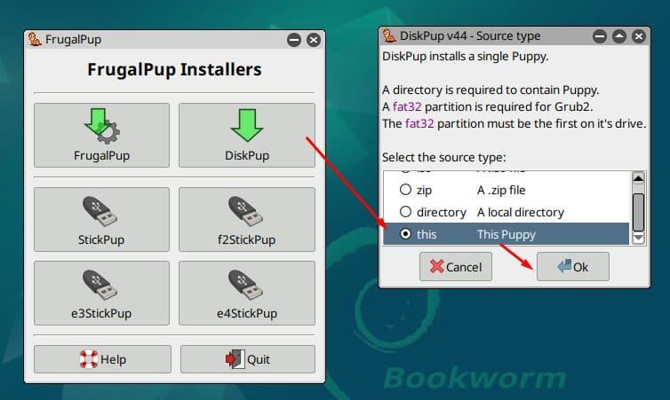cài đặt puppy linux theo dạng Frugal Install cài đặt puppy linux theo dạng Frugal Install