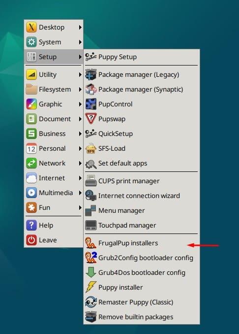 cài đặt puppy linux theo dạng Frugal Install cài đặt puppy linux theo dạng Frugal Install