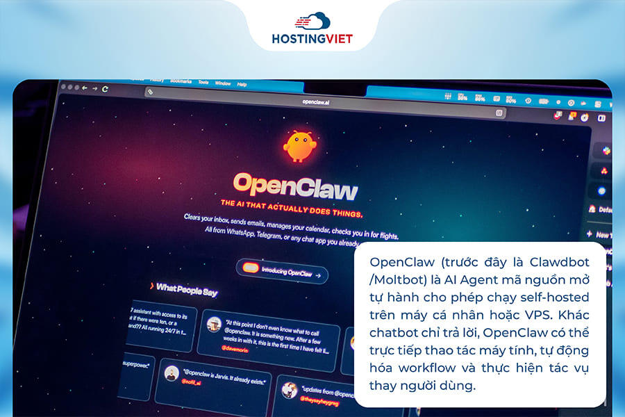 openclaw l&agrave; g&igrave;