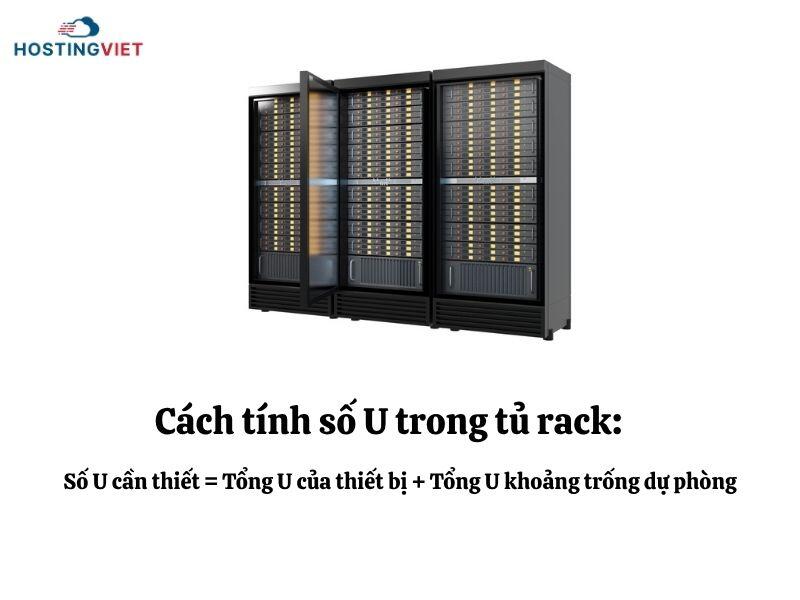 C&aacute;ch t&iacute;nh số U trong tủ rack