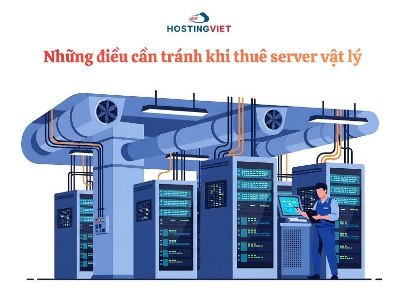 Những điều cần tr&aacute;nh khi thu&ecirc; server vật l&yacute;
