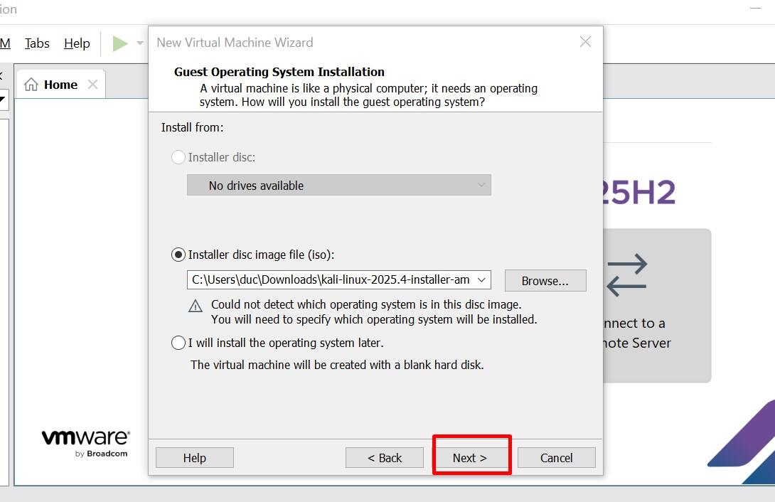 Thiết lập máy tính ảo để cài đặt kali linux Thiết lập máy tính ảo để cài đặt kali linux