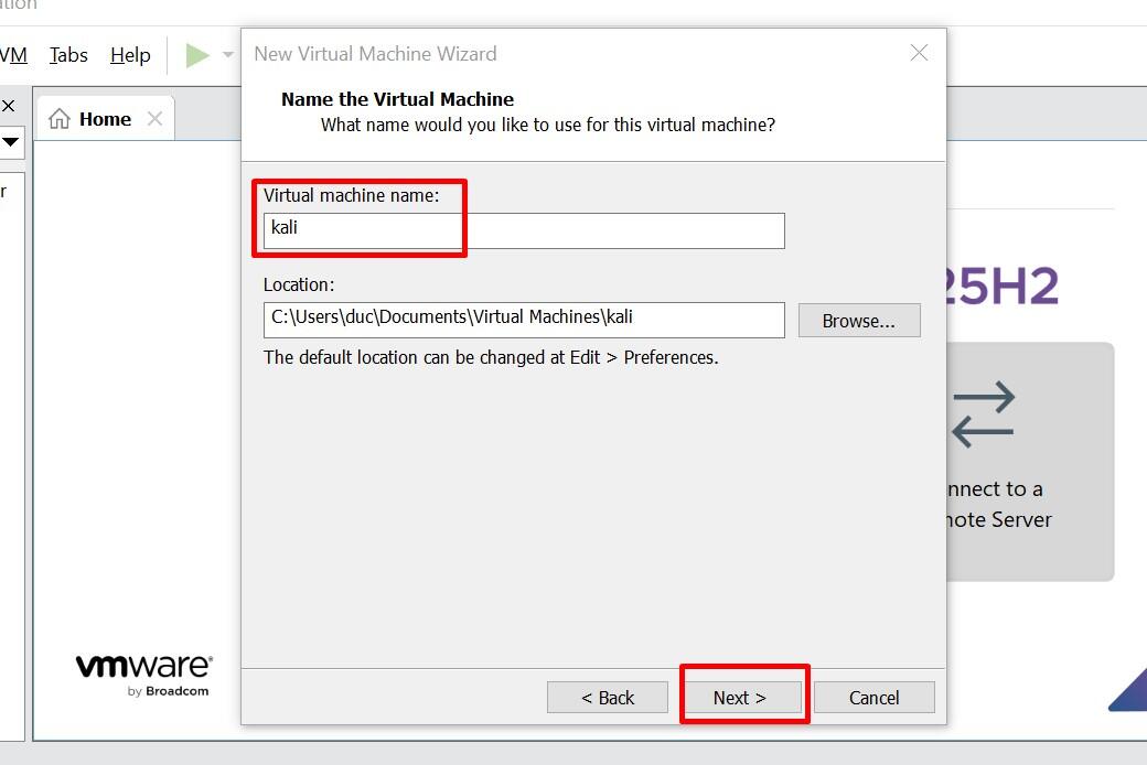 Thiết lập máy tính ảo để cài đặt kali linux Thiết lập máy tính ảo để cài đặt kali linux