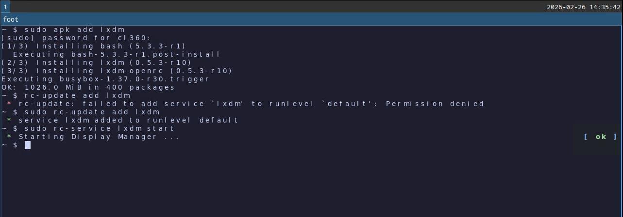 Thiết lập m&ocirc;i trường desktop