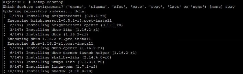 Thiết lập m&ocirc;i trường desktop